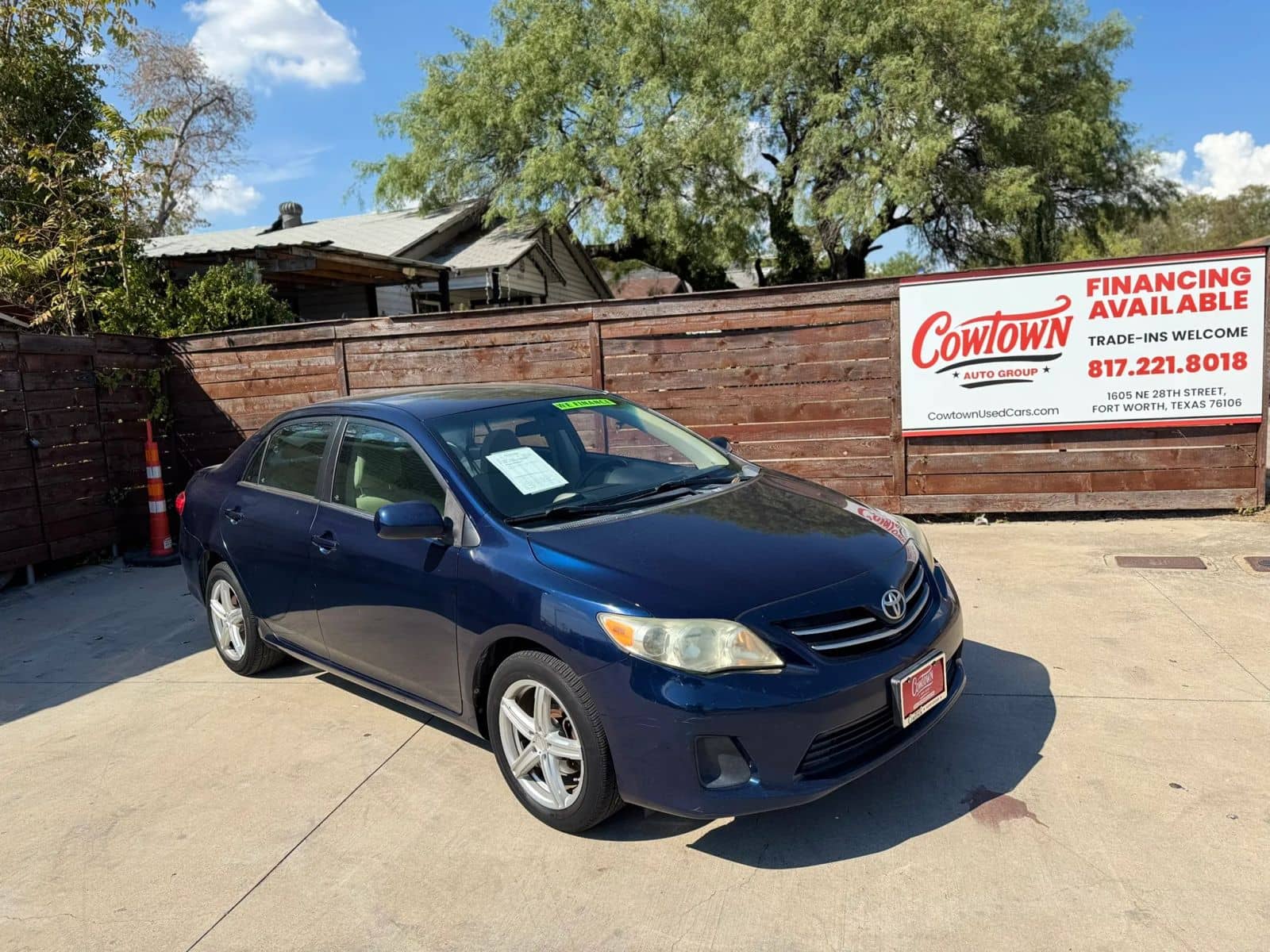 Used 2013 Toyota Corolla at Cowtown Auto Group