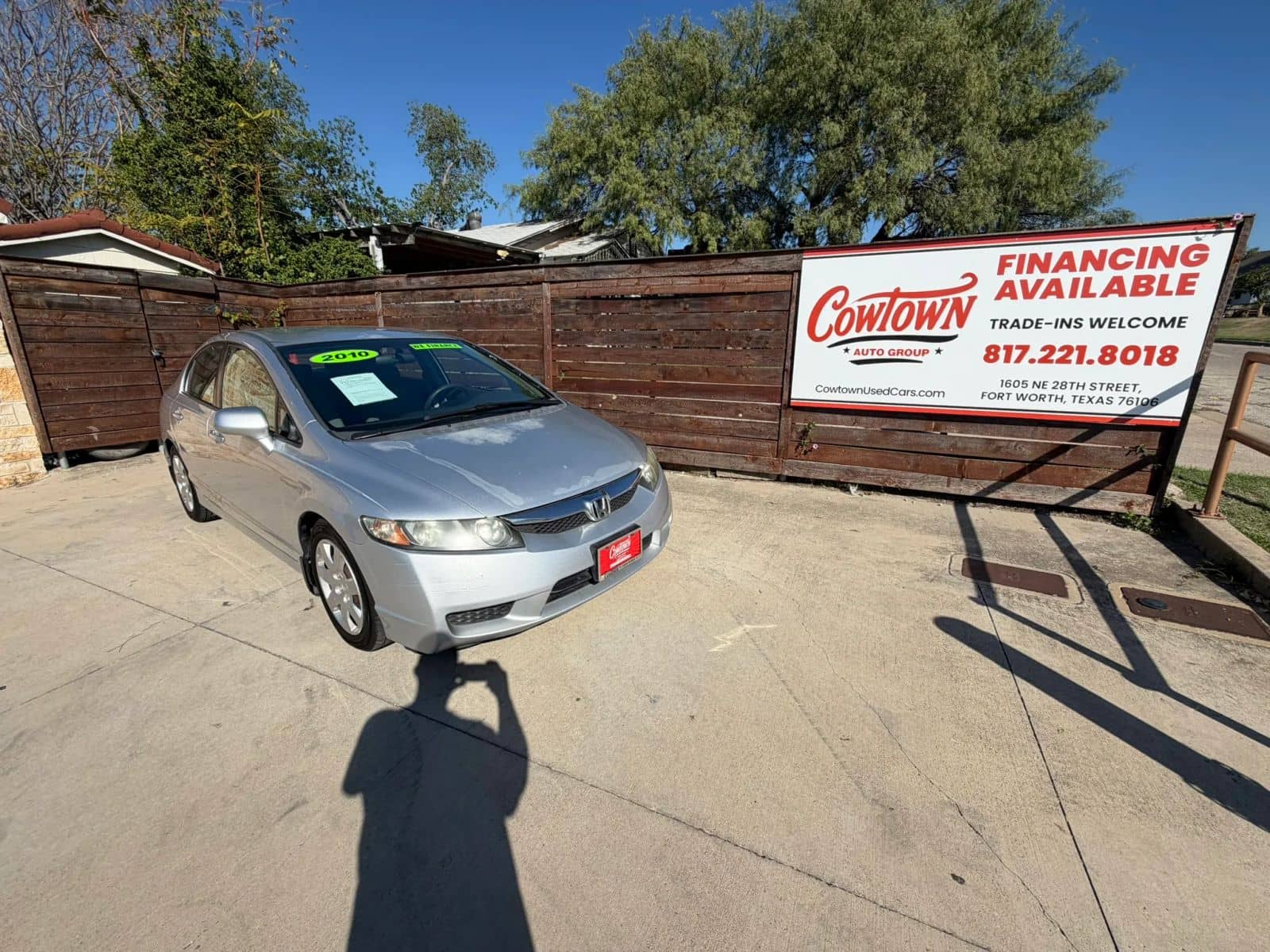 Used 2010 Honda Civic at Cowtown Auto Group